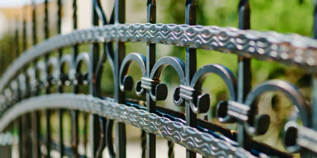 iron fence