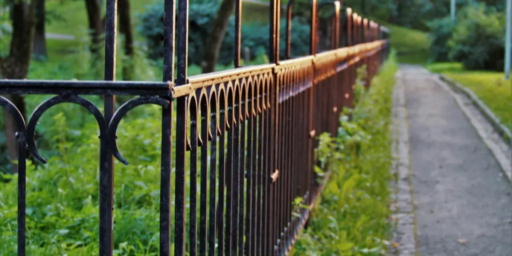 Right Height for Iron Fence